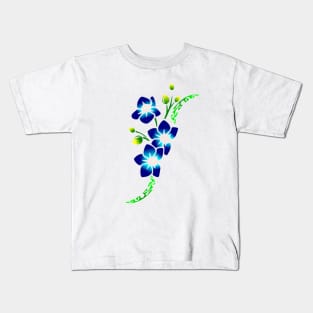 TITAINA (blue orchid) Kids T-Shirt